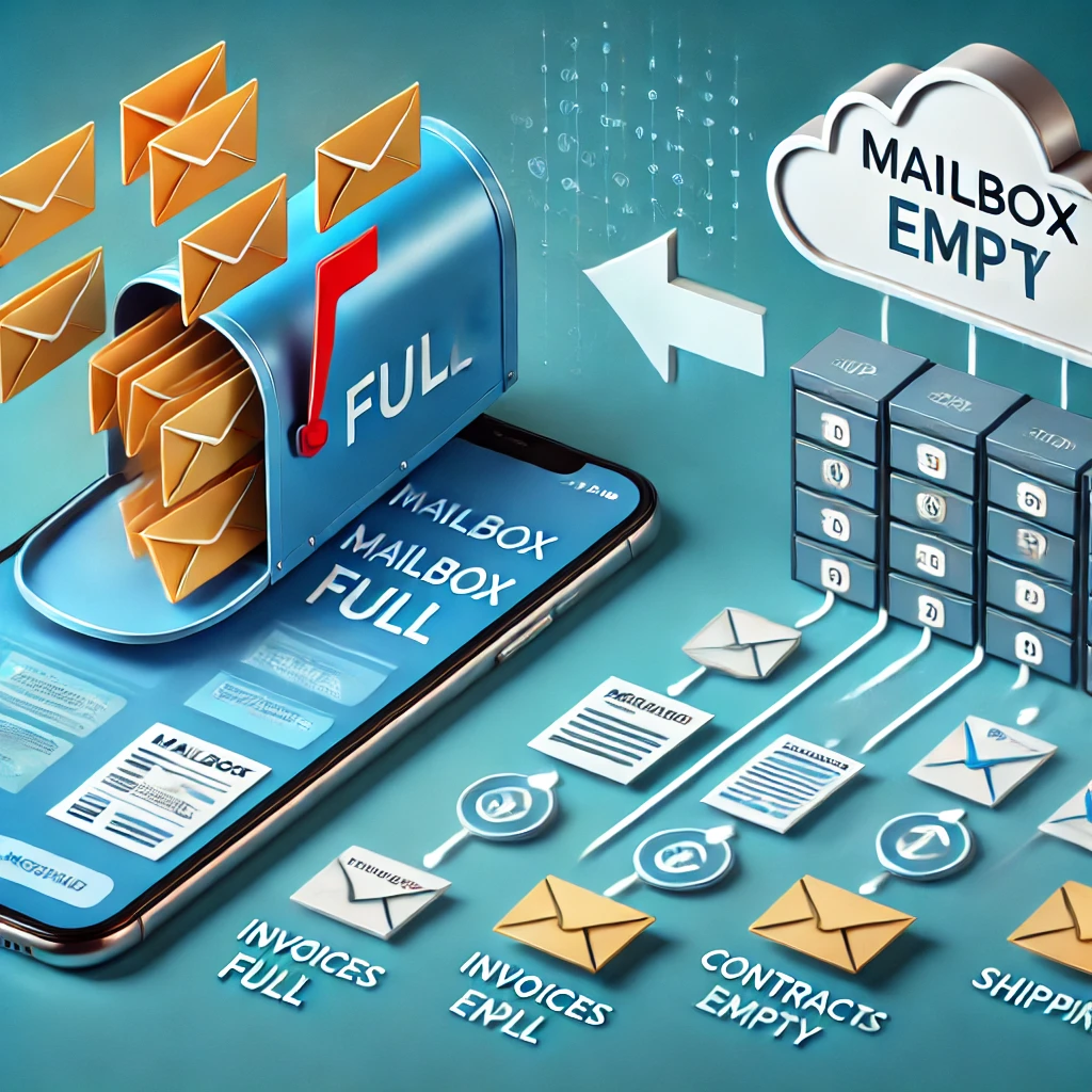 DMMS automates your mail: from full mailbox to organized digital storage.